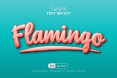 Text effect flamingo style theme Product Image 1