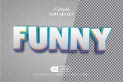Funny Text Effect Cartoon Style Product Image 3