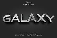 Silver 3d text effect style for illustrator Product Image 2