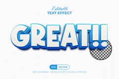 3D Editable Text Effect Style Product Image 1