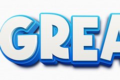 3D Editable Text Effect Style Product Image 3