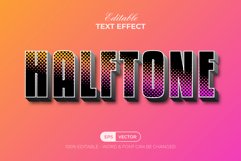 Halftone 3D Text Effect Style Product Image 1