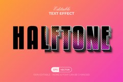 Halftone 3D Text Effect Style Product Image 2