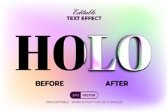 Holo 3D Text Effect Style Product Image 3