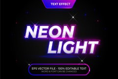 Neon text effect cyber monday style. Editable text effect. Product Image 2