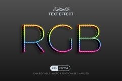 RGB Text Effect Neon Style Product Image 1