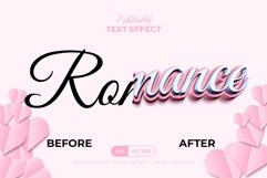 Romance Text Effect Pink Style Product Image 3