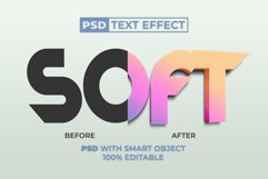 Soft Colorful Text Effect 3D Style PSD Product Image 3