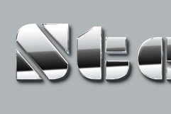 Steel Text Effect Shiny Style Product Image 3