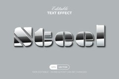 Steel Text Effect Shiny Style Product Image 1