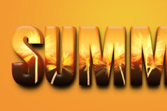3D Text Effect Summer Style Product Image 3