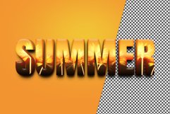 3D Text Effect Summer Style Product Image 2