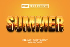 3D Text Effect Summer Style Product Image 1