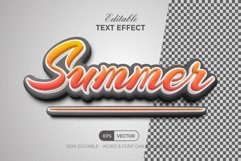 Summer text effect orange style Product Image 2