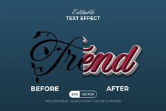 3D Trend Text Effect Style Product Image 3