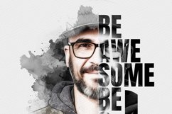 Watercolor Text Photo Effect Product Image 7