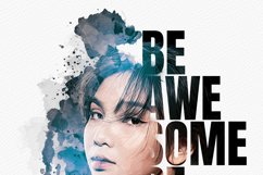 Typography portrait effect template Product Image 3