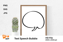 Text Speech Bubble Product Image 1