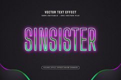 Editable Colorful Glowing Neon Text Effect Product Image 1