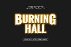 Editable Burning Text Style with Neon Effect Product Image 1