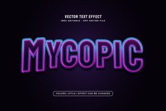 Editable Colorful Text Style with Glowing Effect Product Image 1