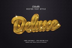 Editable 3D Gold Deluxe Text Effect Product Image 1