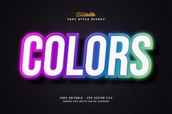 Colorful Neon Text Effect Product Image 1