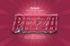 3D Red Pizza Text Effect Product Image 1