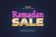 Editable Neon and Gold Text Effect Product Image 1