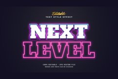 Colorful Retro Neon Text Effect Product Image 1