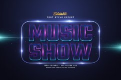 Editable Colorful Retro Text Style with Glitter Effect Product Image 1