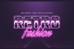 Editable Colorful Retro and Neon Text Effect Product Image 1