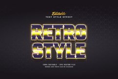 Editable Retro Text Style with Glowing Effect Product Image 1