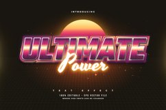 Editable Colorful 80s Retro Text Effect Product Image 1