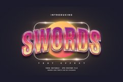 3D Bold Colorful Text Effect in Retro Style Product Image 1