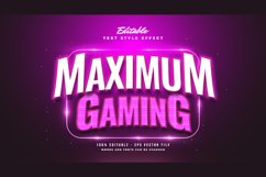 Editable Esport Text Style with Glowing Effect Product Image 1