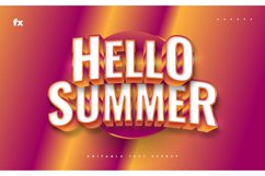 3D and Colorful Retro Text Effect Product Image 1