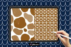 Procreate Textures Bundle | Patterns &amp; Stamps for Procreate Product Image 2
