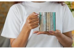 Vintage Wood Board Mug sublimation design Product Image 2