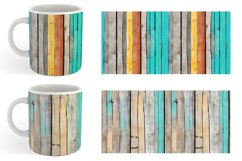 Vintage Wood Board Mug sublimation design Product Image 4