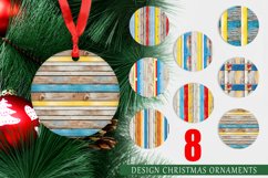 Vintage Wood Boards Christmas Ornaments Product Image 1