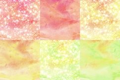 Texture Vivid Watercolor Digital Papers Glitter Background Product Image 3