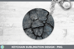GorgeousTextured Keychain design.