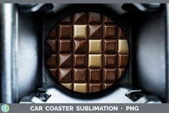 GorgeousTextured Car Coaster design.