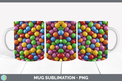 GorgeousTextured Food Mug Wrap design.