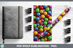 GorgeousTextured Food Pen Wrap design.