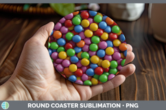 GorgeousTextured Food Round Coaster design.