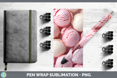 GorgeousTextured Food Pen Wrap design.