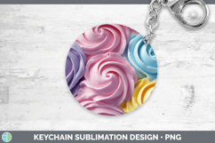 GorgeousTextured Keychain design.