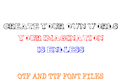 Textured Ink Stamp Font Authentic Vintage Handmade Typeface Product Image 3